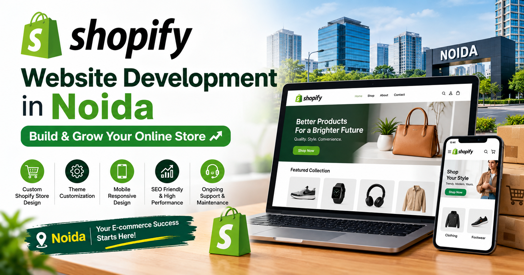Shopify Website Development in Noida | Build & Grow Your Online Store