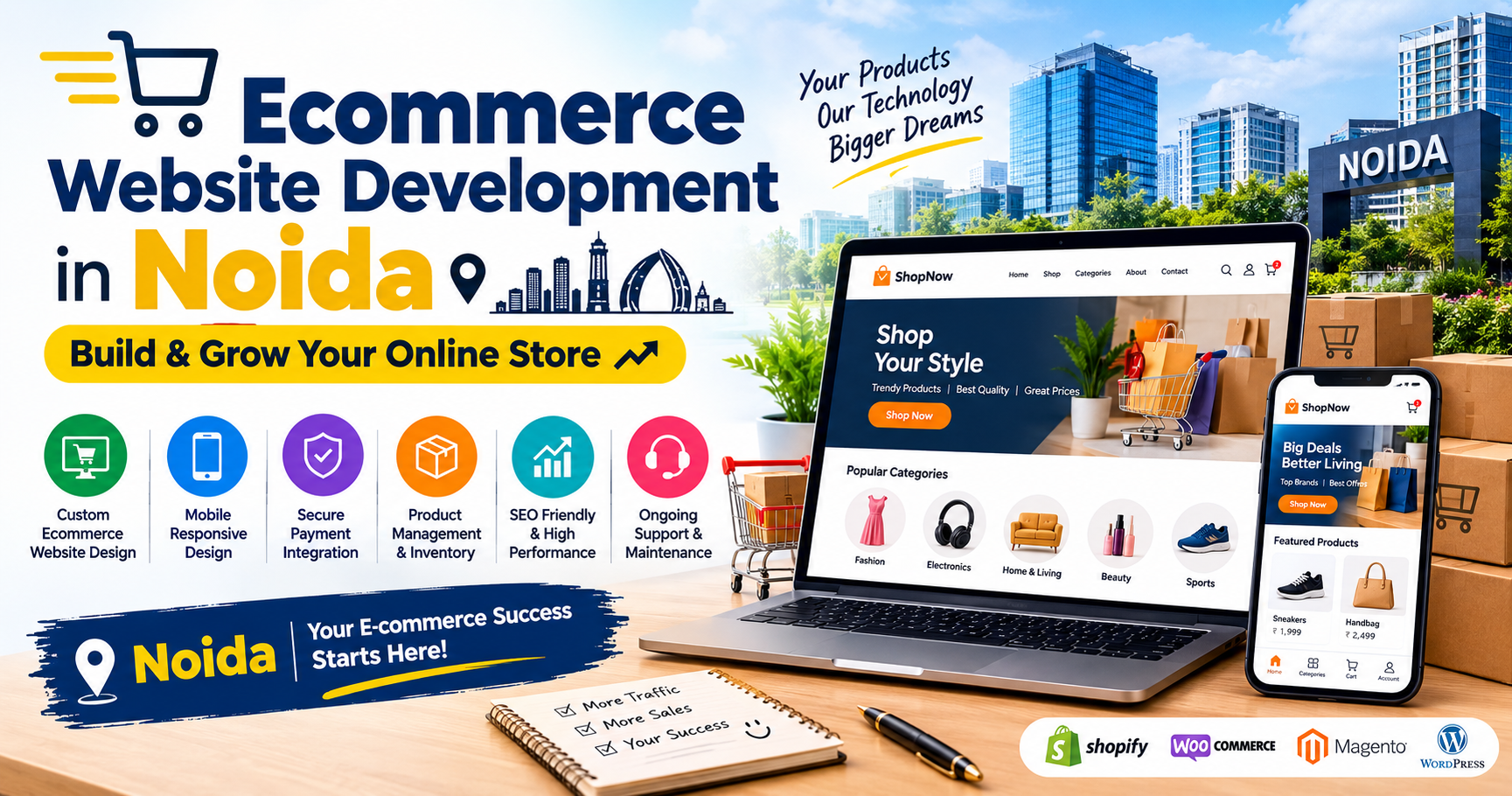 Ecommerce Website Development in Noida | Build & Grow Your Online Store